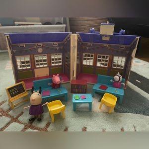 Peppa pig school house set